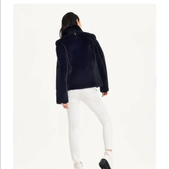 Black faux shearling jacket - Picture 4 of 4